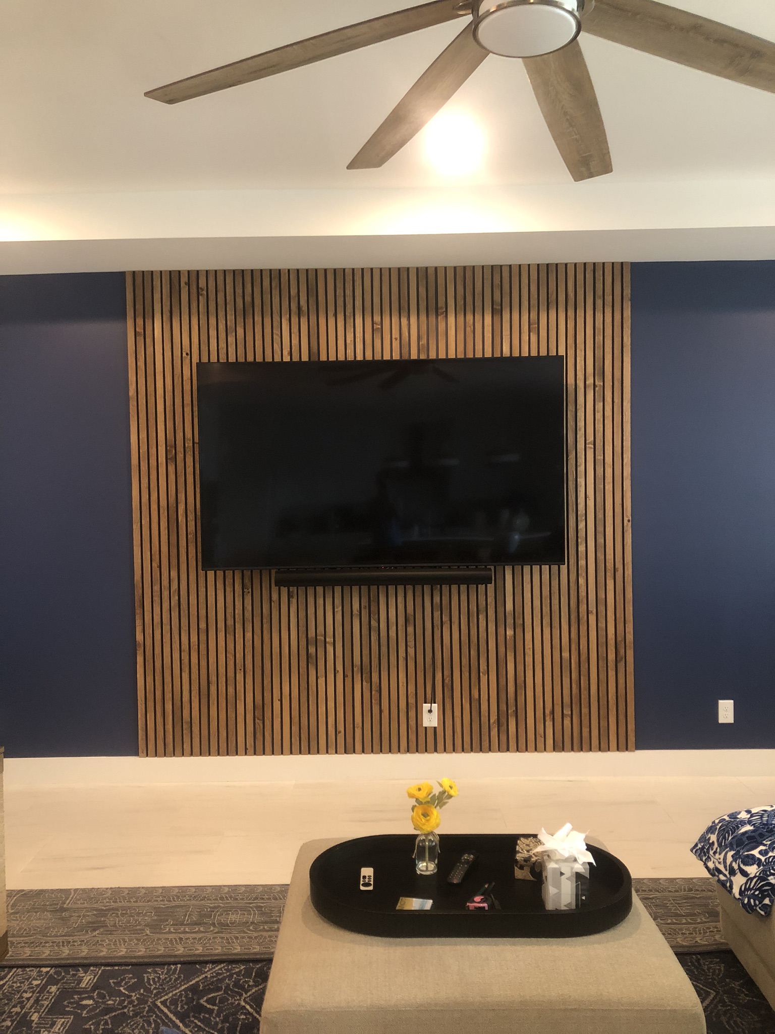 TV accent wall build